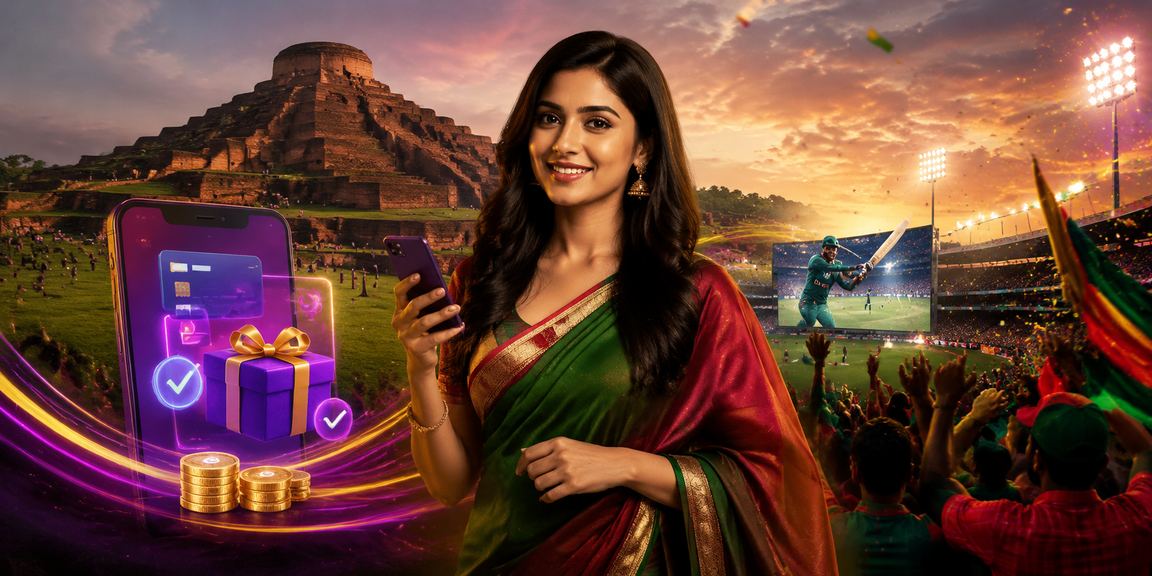 চা বাগানের পটভূমিতে বাংলাদেশ ক্রিকেট বেটিং উপভোগ করছেন একজন ব্যবহারকারী